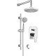 Concealed shower set