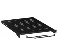 Lanberg AK-1005-B Rack shelf for 19’ 800MM (1U, 483X500MM)