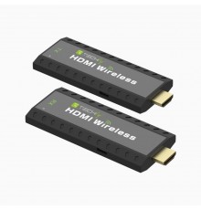 Techly IDATA HDMI-WL53 AV extender AV transmitter & receiver Black