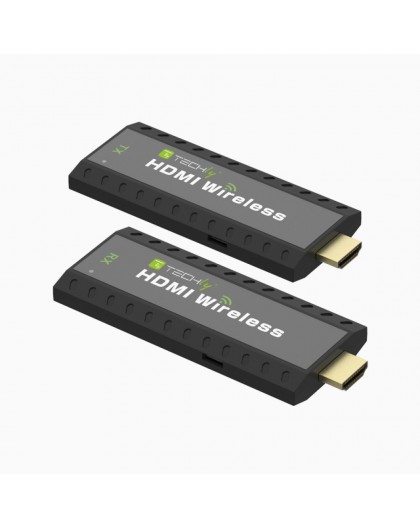 Techly IDATA HDMI-WL53 AV extender AV transmitter & receiver Black