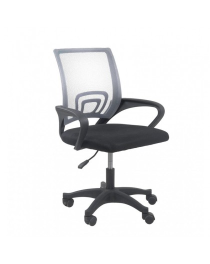 Topeshop FOTEL MORIS SZARY office/computer chair Padded seat Mesh backrest