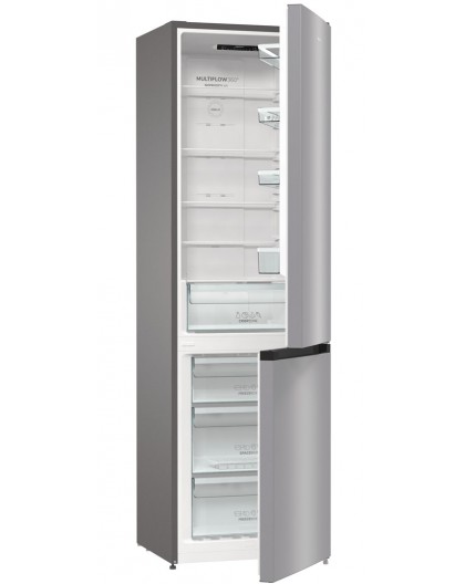 Gorenje NRK6202ES4 fridge-freezer Freestanding 331 L E Grey