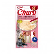 INABA Churu Senior Tuna with Salmon Recipe - cat treats - 4x14g