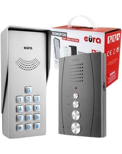 Domofon EURA ADP-38A3 ENTRA grafit