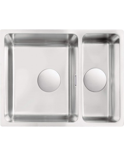 1.5-bowl undermount steel sink