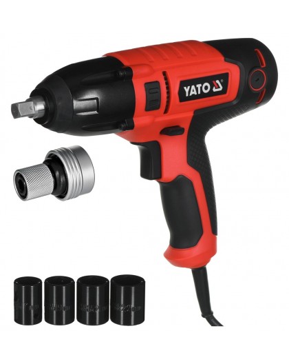 Yato YT-82020 power wrench 1/4" 3300 RPM 450 N⋅m Black, Red 450 W
