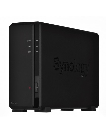Synology DiskStation DS124 NAS/storage server Desktop Ethernet LAN Black RTD1619B