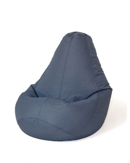 Sako bag pouffe Pear grey L 105 x 80 cm