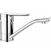 Basin mixer with swivel spout