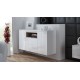 Cama sideboard VIVA 150 white/white gloss + sonoma oak