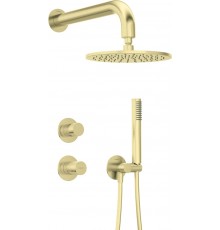 Concealed shower set with shower head