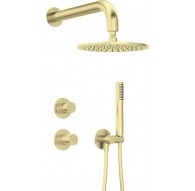 Concealed shower set with shower head