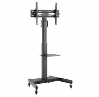 Techly Trolley Floor Support with Shelf LCD TV/LED 32-65"