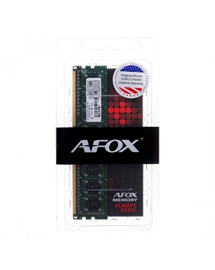 AFOX DDR3 8G 1600 UDIMM memory module 8 GB 1600 MHz LV 1,35V