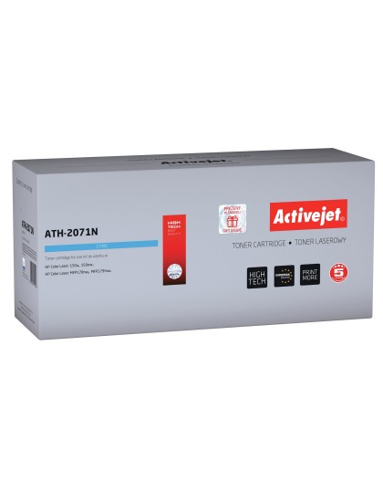 Activejet ATH-2071N toner (replacement for HP 117A W2071A 2071A Supreme 700 pages cyan)