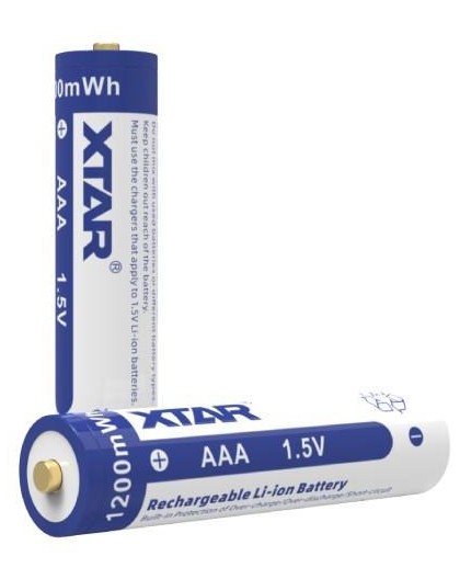 Rechargeable batteries R03 / AAA 1.5V Xtar 750mAh (box of 4 pcs) with protection
