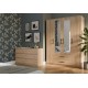 Topeshop ROMANA 160 SON bedroom wardrobe/closet 11 shelves 4 door(s) Oak