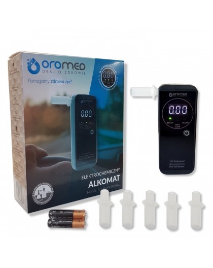 Oromed F11 PROFESSIONAL alcohol tester 0 - 4% 0.05% Black