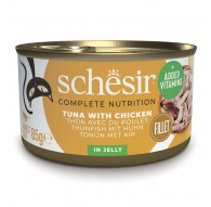 SCHESIR Tuna with chicken in jelly - wet cat food - 85g