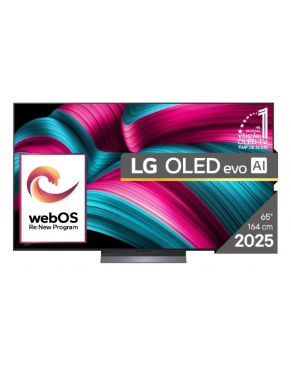 LG OLED evo AI OLED65C51LA TV 165.1 cm (65") 4K Ultra HD Smart TV Wi-Fi Black