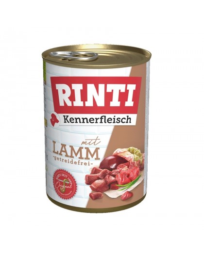 RINTI Kennerfleisch Lamb - wet dog food - 400g