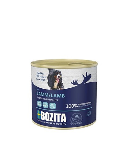 BOZITA Lamb wet dog food - 625g