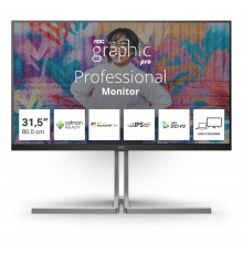 AOC U3 U32U3CV computer monitor 80 cm (31.5") 3840 x 2160 pixels 4K Ultra HD LCD Black