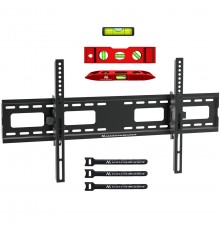 Maclean MC-422 TV Wall Mount Heavy Duty 43"-100" max VESA 800x400 120kg Tilting +/-15° Bracket Holder Hanger with Spirit Level A