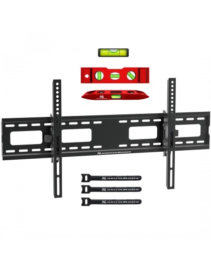 Maclean MC-422 TV Wall Mount Heavy Duty 43"-100" max VESA 800x400 120kg Tilting +/-15° Bracket Holder Hanger with Spirit Level A