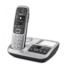 Gigaset E560A telephone DECT telephone Caller ID Black, Silver
