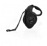 FLEXI Giant Tape Black Edition - automatic dog leash - 8 m