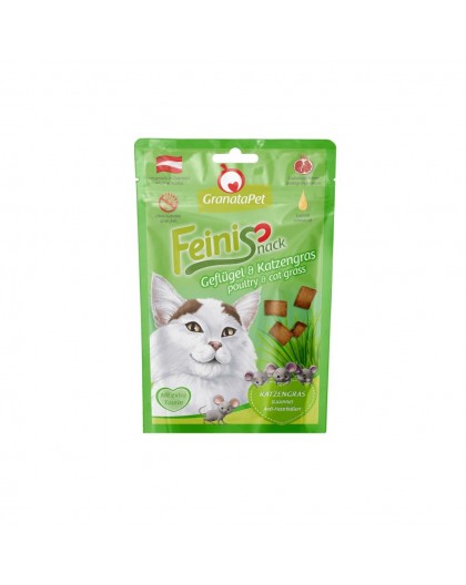 GRANATAPET FeiniSnack Poultry and cat grass - cat treats - 50g