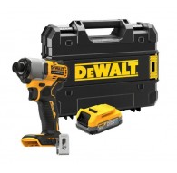 DEWALT. IMPACT SCREWDRIVER 18V DCF840E1T 192Nm 1x1.7Ah POWERSTACK WITHOUT CHARGER, TSTAK...