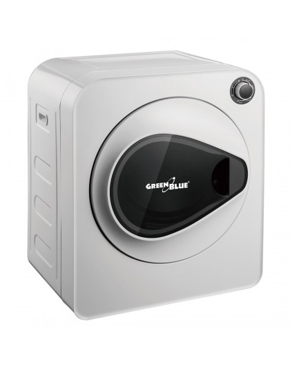 GreenBlue GB405 Tumble Dryer Electric Clothes 830W 3kg Mini Travel Vented Freestanding Wall Mount 5 Drying Programs