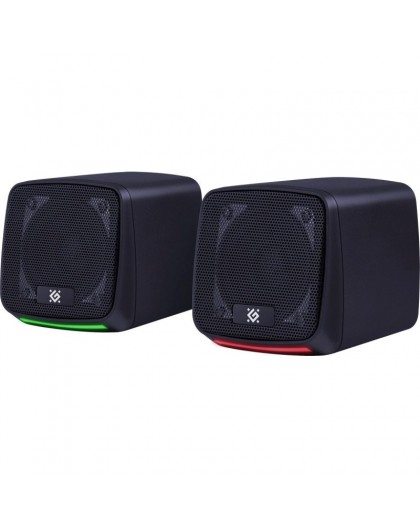 PC Speakers 2.0 DEFENDER J3 2.0 6W LED USB black