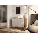 Cama Chest of drawers 2 ALMERA 104x42x75 walnut/cashmere
