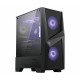 MSI MAG FORGE 100M Mid Tower Gaming Computer Case 'Black, 2x 120mm ARGB PWM Fan, 1x 120mm Fan, 1-6 ARGB Hub, Mystic Light Sync, 