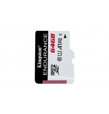 Kingston Technology High Endurance 64 GB MicroSD UHS-I Class 10