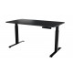 Desk with electric height adjustment MOON LONG 150x80x72-120 black/anthracite