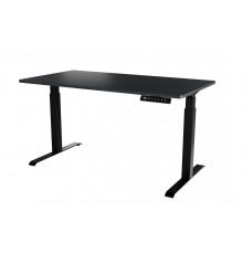 Desk with electric height adjustment MOON LONG 150x80x72-120 black/anthracite
