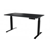 Desk with electric height adjustment MOON LONG 150x80x72-120 black/anthracite