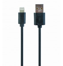 Gembird CC-USB2-AMLM-1M lightning cable Black