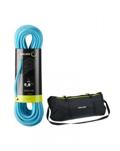 Boa rope 9.8mm 70m + EDELRID liner cover