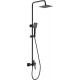 Rain shower with shower faucet