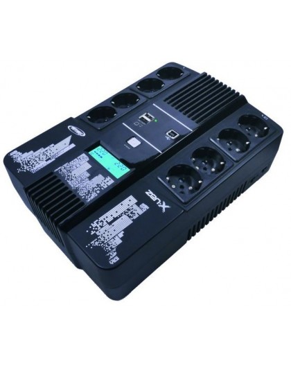 Infosec Zen-X 1000 uninterruptible power supply (UPS) Line-Interactive 1 kVA 600 W 8 AC outlet(s)