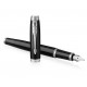 Parker IM fountain pen Cartridge filling system Black, Chrome 1 pc(s)