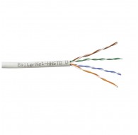 Emitter Net UTP (U/UTP) Cat.5e 350MHz Cable, Wire, Standard, Grey