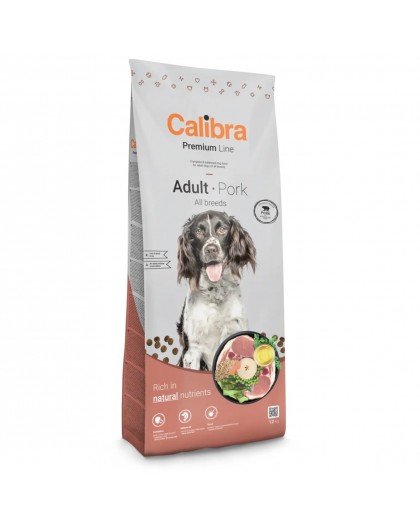 CALIBRA Premium Line Pork - dry dog food - 12kg