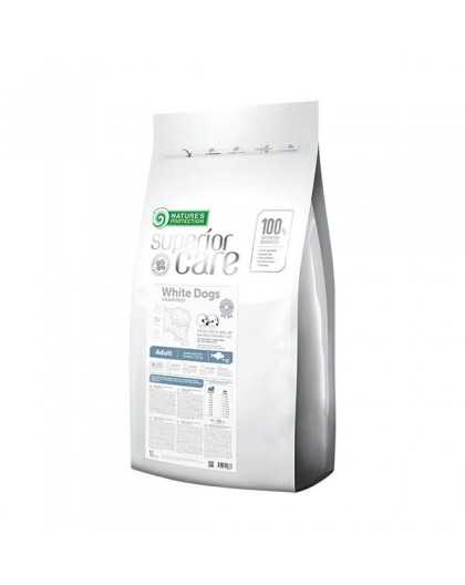 NATURE'S PROTECTION Superior Care White Dogs Grain Free Adult Small Białoryba - dry dog ​​food - 10 kg
