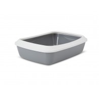 SAVIC IRIZ Litter tray with rim - 42 cm - grey